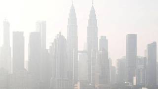 haze across over the city  Causes health problems [upl. by Dnarud320]