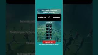 Moreirense vs Gil Vicente Today Prediction football predictions bettingtips [upl. by Eicyal]