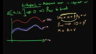 Measurement error in independent variable  part 1 [upl. by Mulderig]