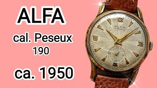 Alfa cal Peseux 190 ca 1950 [upl. by Nosnarb]