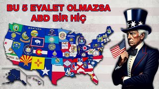 Amerika Birleşik Devletlerinin En Önemli 5 Eyaleti [upl. by Nezah]