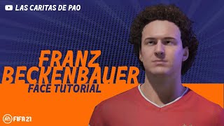 FIFA 21  How to Create face Franz Beckenbauer FIFA 21  pro clubs  clubes pro [upl. by Gusella]