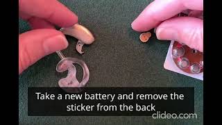 How to change hearing aid batteries [upl. by Allmon]