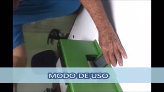 GUILLOTINA PARA CORTAR PERFILES DE PVC [upl. by Rednaxela]