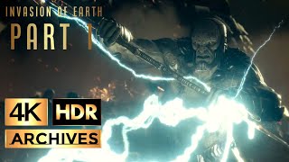 Zack Snyders Justice League  4K  HDR   Darkseid vs Old Gods  Invasion of Earth ● Part 1 of 2 ● [upl. by Eirlav778]