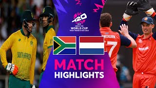 South Africa vs Netherlands Highlights  Sa vs Ned Highlights  ICC T20 World Cup 2024 [upl. by Jacklyn]