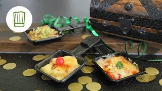 SilvesterSpezial Süße und herzhafte Ideen fürs Raclette  Chefkoch [upl. by Sdlonyer]