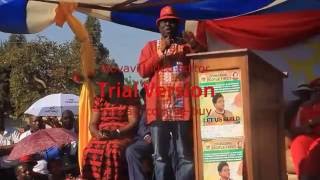 Tsvangirai at ZimPF Rally in Gweru [upl. by Roger]