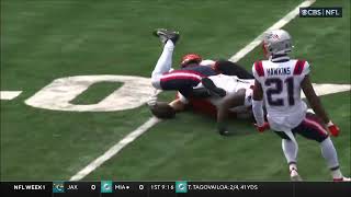 Marcus Jones  Week 1 Highlights  New England Patriots  Cincinnati Bengals  NFL 2024 [upl. by Horatio]