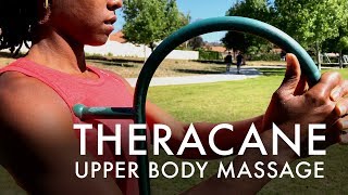 HOW TO USE A THERA CANE TO MASSAGE YOUR UPPER BODY [upl. by Agnesse]