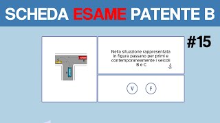 SCHEDA ESAME PATENTE B 2024 15 [upl. by Eerrahs]