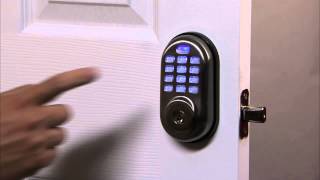 Yale Real Living Push Button Deadbolt Programming  User PIN Code Registration 02 [upl. by Nnylak]