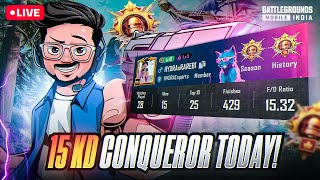 🔥C6S16 Conqueror Push  Day 3  Conqueror Today shortslive shortfeed shorts bgmilive [upl. by Dorcea980]