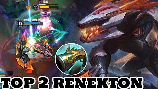 Wild Rift Renekton  Top 2 Renekton Gameplay Rank Challenger [upl. by Yrred726]