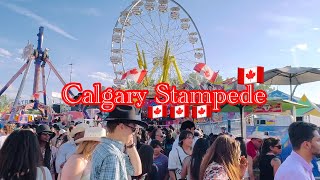 Calgary Stampede walking Tour 🇨🇦🇨🇦🇨🇦 [upl. by Mulderig]