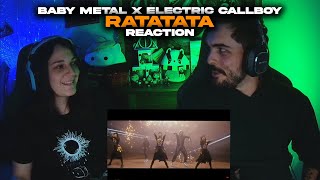 Couple Reacts To Ratatata by BabyMetal x Electric Callboy [upl. by Trumaine611]