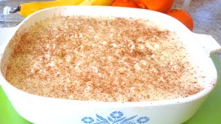 CREAMY CREAMED RICE PUDDING RECIPE  Gregs Kitchen [upl. by Ilona]