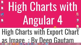 HighCharts With Export In Angular 4 [upl. by Crutcher745]