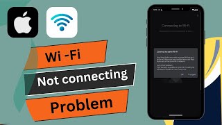 How to fix WiFi not connecting not working problem on iPhone ￼ [upl. by Lillie]