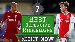 7 Best Defensive Midfielders in World Football [upl. by Akisey956]