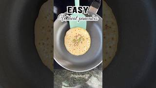 Aata pancake recipeWheat flour pancake recipeEasy and healthy wheat pancake [upl. by Fabiola]