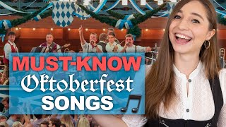 Songs you NEED to know for Oktoberfest  Feli from Germany [upl. by Ahsiea]