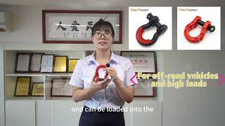 Two Hot Selling Trailer Shackles by QingdaoSailRiggingCoLtd [upl. by Conn]