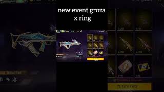 new event groza x ring event😎🙄 shortfffreefire shortffnew [upl. by Leis]