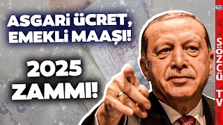 Asgari Ücret ve Emekli Maaşında 2025 Zammı Hesabı Yeni Seviye Ortaya Çıktı En Düşük Aylık [upl. by Burkhardt]