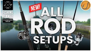 NEW ULTIMATE ROD SETUP Guide Setup your rods to fish  Fishing Planet [upl. by Garrity]