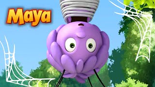 MAYA Y WILLY HAN CAÍDO EN LA TRAMPA DE LA ARAÑA 🐝 CAPÍTULOS DE MAYA para niños en ESPAÑOL 🐝 [upl. by Ettenil750]