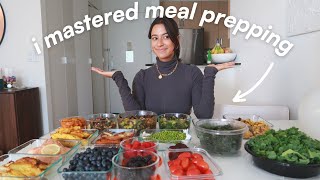 THE ULTIMATE HEALTHY MEAL PREP  a weeks worth of easy amp yummy recipes  grocery list [upl. by Dorotea837]