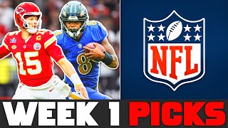 NFL WEEK 1 PICKS 2024 [upl. by Nilecoj]