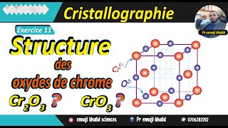 Structure des oxydes de chrome [upl. by Nyloj]