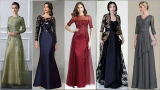 Mother of bride dresses New Designs 2022  long sleeve mother of the bride dresses [upl. by Kosaka]