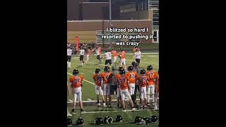 I blitzed so hard in a football game my numbers 43 football footballshorts blitz speed [upl. by Swarts585]