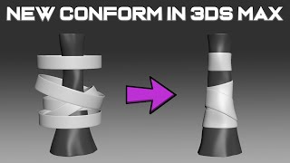 How to Use New Conform in 3ds Max Step by Step 3dsmax tipsandtricks 3dsmax2025 [upl. by Alrep468]