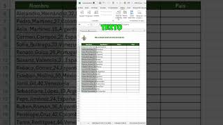 SEPARAR DATOS EN COLUMNAS en EXCEL excel [upl. by Nellaf]