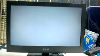 TV AKAI AKTV197LED BURNING MODE [upl. by Secnirp]