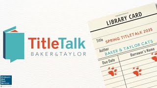 CATS Title Talk  Spring 2025 Teen Publishing Season [upl. by Netniuq]