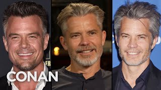 Timothy Olyphants Mom Cant Tell Him amp Josh Duhamel Apart  CONAN on TBS [upl. by Oswin]