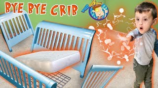 SHAWN BREAKS HIS CRIB with MAGIC Crazy Wibbit Powers w FGTEEV Surprise FV Family New Bed Vlog [upl. by Kataway354]