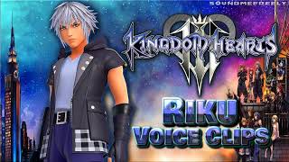 All Riku Voice Clips • Kingdom Hearts 3 • Voice Lines • 2019 David Gallagher  ENGLISH [upl. by Kiri302]