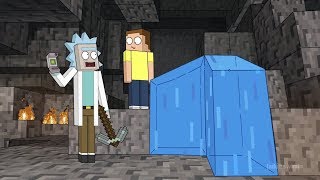 Rick and Morty  All Minecraft References [upl. by Leidba469]