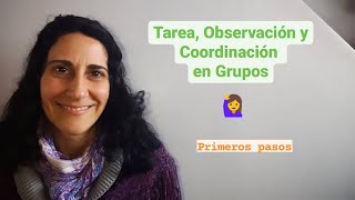 TAREA OBSERVACIÓN Y COORDINACIÓN EN Grupos [upl. by Nohs]