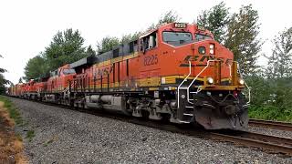 BNSF Seattle Sub Trains Pt 9 Puyallup Meeker and Sumner [upl. by Tirrej810]