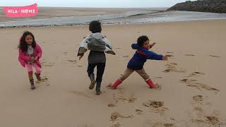 Haverigg Beach Millom Cumbria Seaside Town shorts [upl. by Henri]