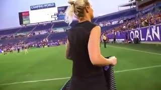 Ashlyn Harris gives her jersey to a loyal fan [upl. by Guild541]