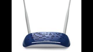 TPLINK W8960N ADSL2 Modem Router incelemesi [upl. by Annaeerb]