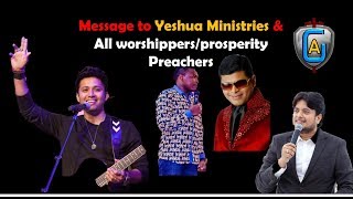 Message to Yeshua Ministries amp All worshippersprosperity Preachers [upl. by Romeyn289]